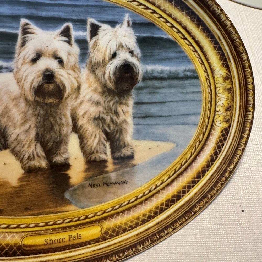 The Franklin Mint Plate “Shore Pals”by Nigel Hemming Limited Edition EUC - Picture 8 of 14